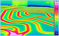 Thermografie Fußbodenheizung